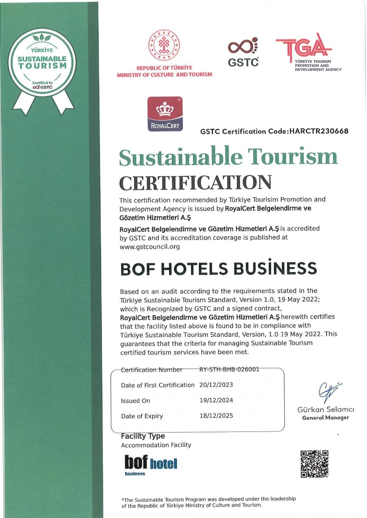 Bof Hotels Business Isztambul Kültér fotó
